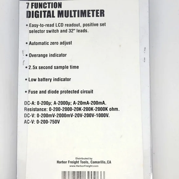 7 function multimeter tool, tools, multimeter, electric tester, battery tester - Picture 4 of 4